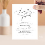 “Love Is Patient” Wedding Postpone Announcement Kaart<br><div class="desc">Share your updated wedding plans with grace using this elegant wedding postponement announcement card. Featuring the heartfelt phrase “Love Is Patient” in flowing calligraphy paired with refined minimalist typography, this design offers a beautiful and thoughtful way to inform guests of your new celebration date. Perfect for couples who appreciate timeless,...</div>