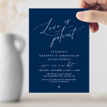 “Love Is Patient” Wedding Postpone Announcement Kaart<br><div class="desc">Share your updated wedding plans with grace using this elegant wedding postponement announcement card. Featuring the heartfelt phrase “Love Is Patient” in flowing calligraphy paired with refined minimalist typography, this design offers a beautiful and thoughtful way to inform guests of your new celebration date. Perfect for couples who appreciate timeless,...</div>
