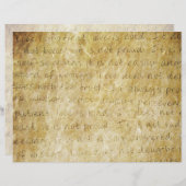 Love is Patient Wedding Program Hoesje (Voorkant / Achterkant)