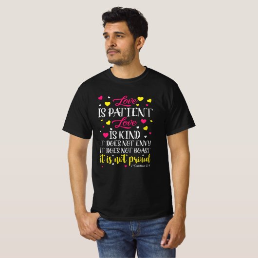 Love is Pative is Kind T-shirt (Voorkant volledig)