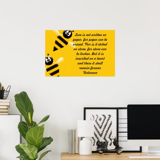 Love Is Poster (Thuiskantoor)