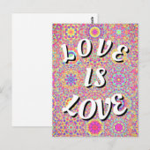 Love is Pride Briefkaart (Voorkant / Achterkant)