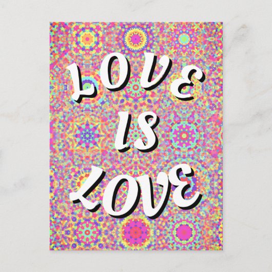 Love is Pride Briefkaart (Voorkant)