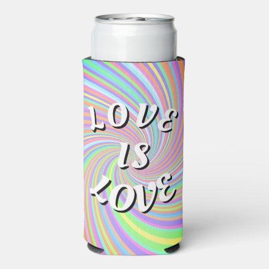 Love is Pride Koelbox Seltzer Blikjeskoeler (Seltzer Achterkant)