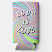 Love is Pride Koelbox Seltzer Blikjeskoeler (Achterkant)