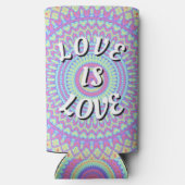 Love is Pride Koelbox Seltzer Blikjeskoeler (Achterkant)