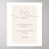 Love is Quote Poster (Voorkant)