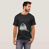 Love is Ragdoll Cat T-shirt (Voorkant volledig)