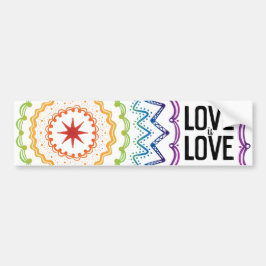 Love is Rainbow Bumpersticker