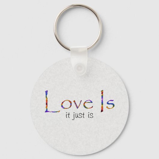 Love Is Rainbow Sleutelhanger (Voorkant)