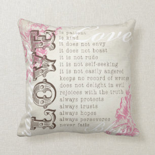 Love is Shabby Chic Pillow Kussen