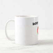 "LOVE IS SOORT HART" KOFFIEMOK (Links)