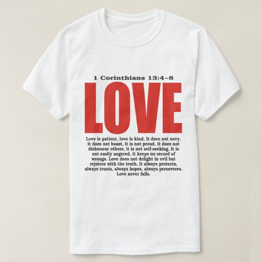 LOVE IS SOORT T-SHIRT (Design voorkant)