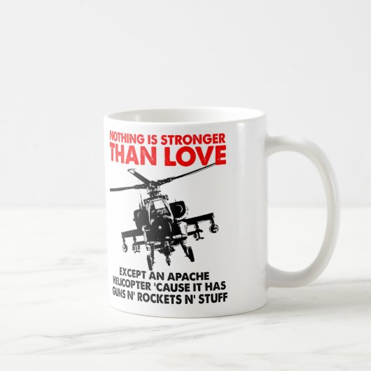 Love is strong Funny Mug Koffiemok (Rechts)