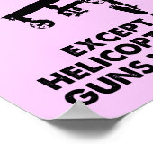 Love is strong Funny Poster Sign (Hoek)