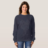 Love Is ... Sweatshirt (Voorkant volledig)