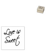 Love is Sweet 2 - Scenario Rubberstempel (Gestempeld)