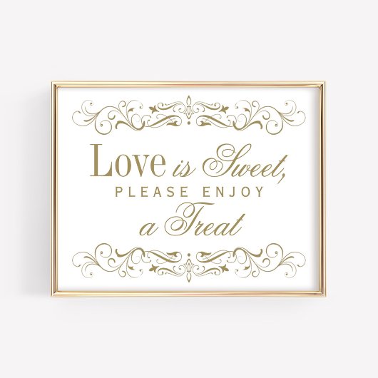 Love is Sweet Antiek Gold Vourish Wedding