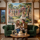 Love is Sweet Bee Wedding Keepsake Sign Wandkleed