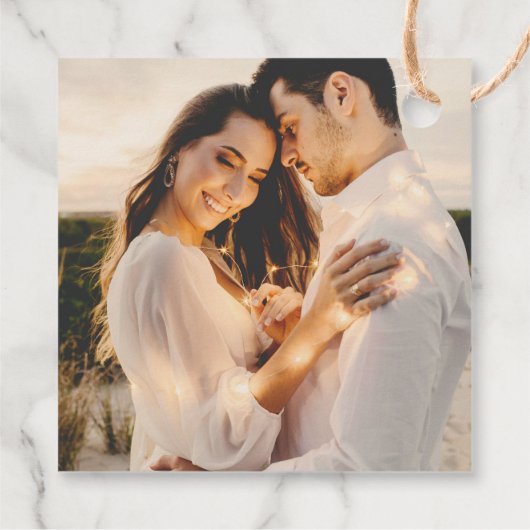 Love is Sweet Black Modern Heart Script Wedding Bedankjes Labels (Achterkant)