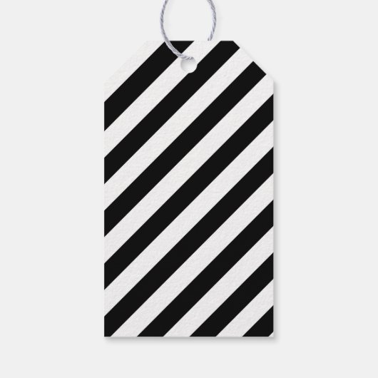 Love is Sweet Black White Script WeduwMonogram Cadeaulabel (Achterkant)