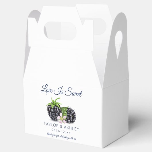 Love is Sweet Blackberry Fruit | Weddenschap-foren Bedankdoosjes (Geopend)