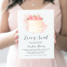 Love is Sweet Bridal Shower Invitation
