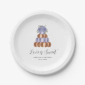 Love is Sweet Bridal Shower Invitation Papieren Bordje (Voorkant)