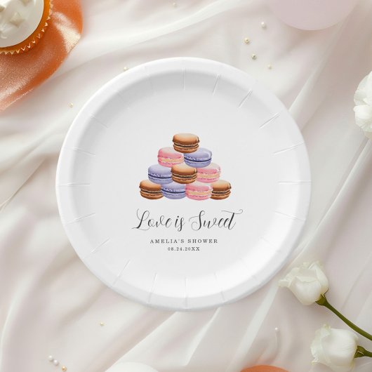 Love is Sweet Bridal Shower Invitation Papieren Bordje