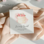Love is Sweet Bridal Shower Invitation Servet<br><div class="desc">Prachtige doucheuitnodiging om naar familie en vrienden te sturen!</div>