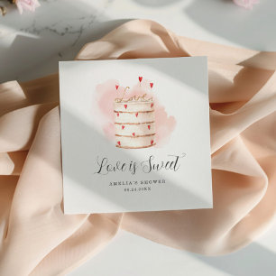 Love is Sweet Bridal Shower Invitation Servet