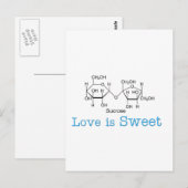 Love is Sweet Briefkaart (Voorkant / Achterkant)