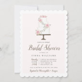 Love is Sweet Cake Vrijgezellenfeest Kaart (Voorkant)