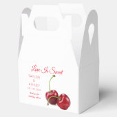 Love is Sweet Cherry Fruit | Weddenschap-forenset Bedankdoosjes (Geopend)