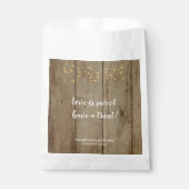 Love is Sweet Country Rustige Vrijgezellenfeest Bedankzakje (Voorkant)