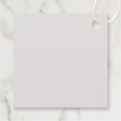 Love is Sweet Elegant Grey Wedding Bedankjes Labels (Achterkant)