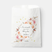 Love is Sweet Floral Wedding Sweet Treat Bedankzakje (Voorkant)