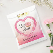 Love is Sweet Heart | Weddenschap Bedankzakje (Gezegeld)