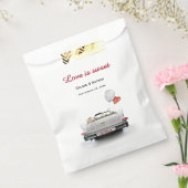 Love is Sweet - Just Married Car Bedankzakje (Gezegeld)