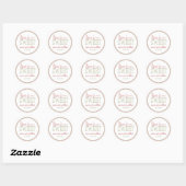Love is Sweet Labels (Bleek rood / olijfgroen) (Vel)