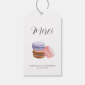 Love is Sweet (Macaron) Merci Cadeaulabel (Voorkant)