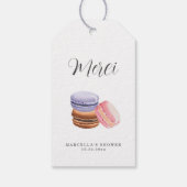 Love is Sweet (Macaron) Merci Cadeaulabel (Achterkant)