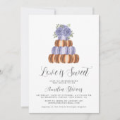 Love is Sweet (Macaron Tower) | VRIJGEZELLENFEEST Kaart (Voorkant)