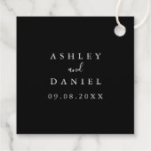 Love is Sweet Modern Floral Wedding Bedankjes Labels (Achterkant)