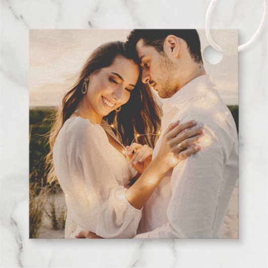 Love is Sweet Modern Heart Script Wedding Gold Bedankjes Labels (Achterkant)