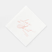 Love Is Sweet Napkin beroemd gemaakt door Elegant  Servet (Hoek)