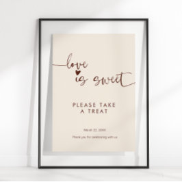 Love Is Sweet, Neem Een Behandeling Boho Poster
