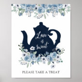 Love is Sweet Neem een Treat Bridal Tea Shower Poster (Voorkant)