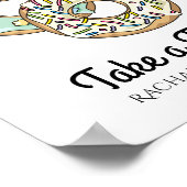 Love is Sweet Neem een Treat Donut Bar Poster (Hoek)