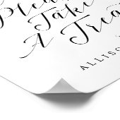 Love is Sweet Neem een Treat Script Weddenschap Si Poster (Hoek)